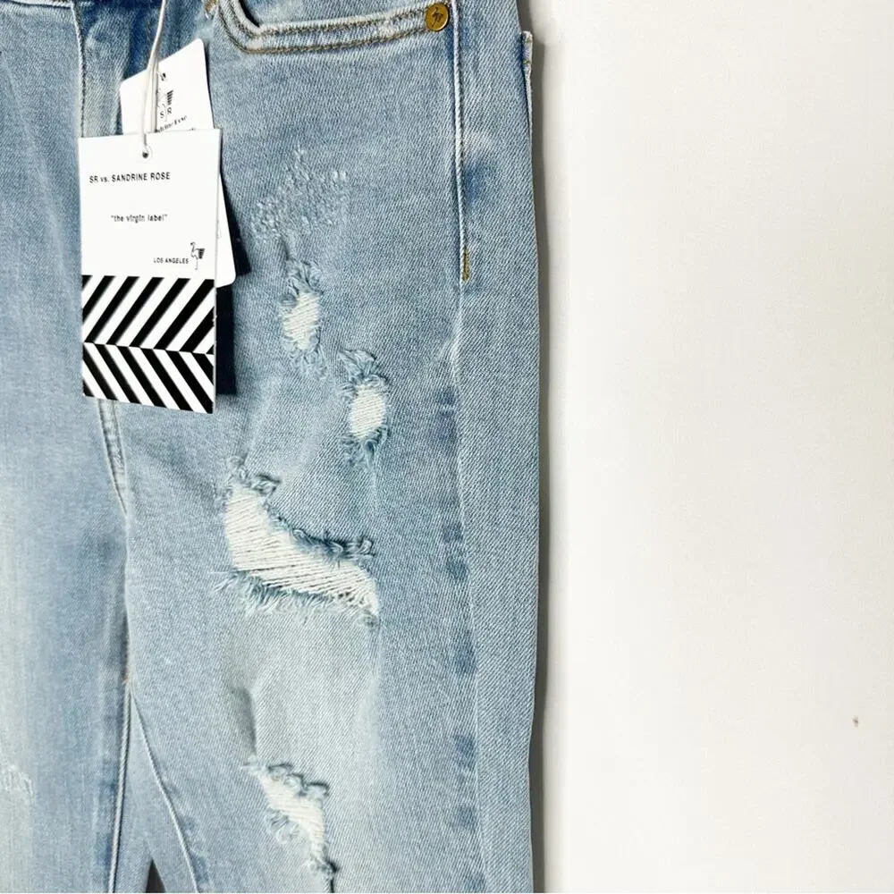 SANDRINE ROSE Super Flare Jeans Rock NWT in Size 26 - Picture 6 of 7